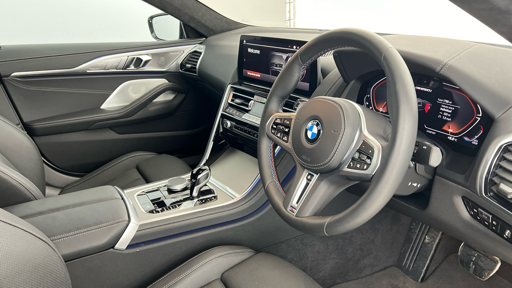 BMW 8 Series 4.4 M850i V8 Saloon Steptronic Xdrive E White #6