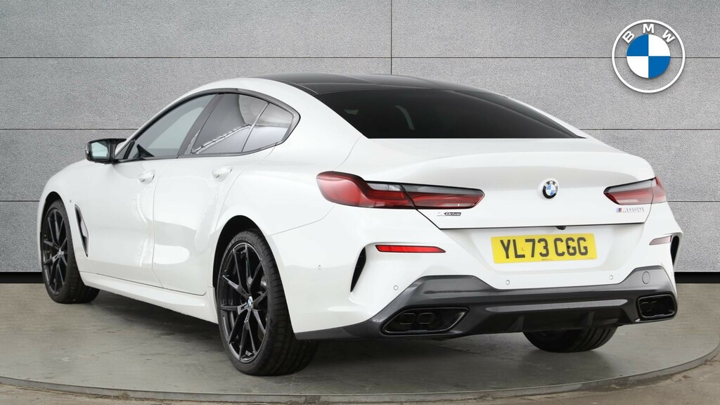 BMW 8 Series 4.4 M850i V8 Saloon Steptronic Xdrive E White #2