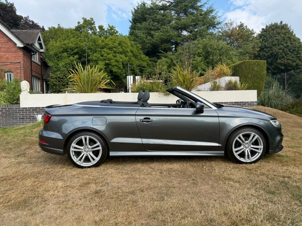 Audi A3 Cabriolet 1.4L S Line NU66KTX Grey #3