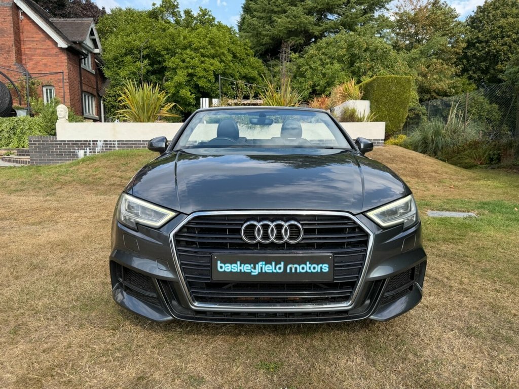 Audi A3 Cabriolet 1.4L S Line NU66KTX Grey #4
