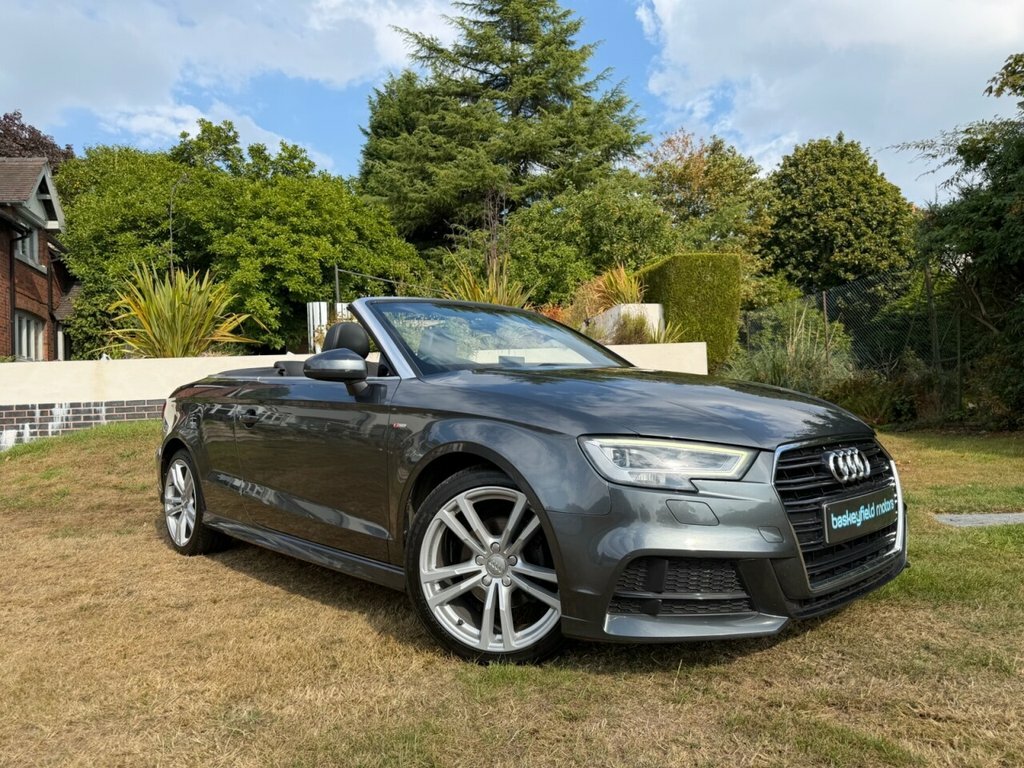 Audi A3 Cabriolet 1.4L S Line NU66KTX Grey