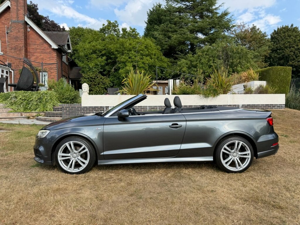 Audi A3 Cabriolet 1.4L S Line NU66KTX Grey #2