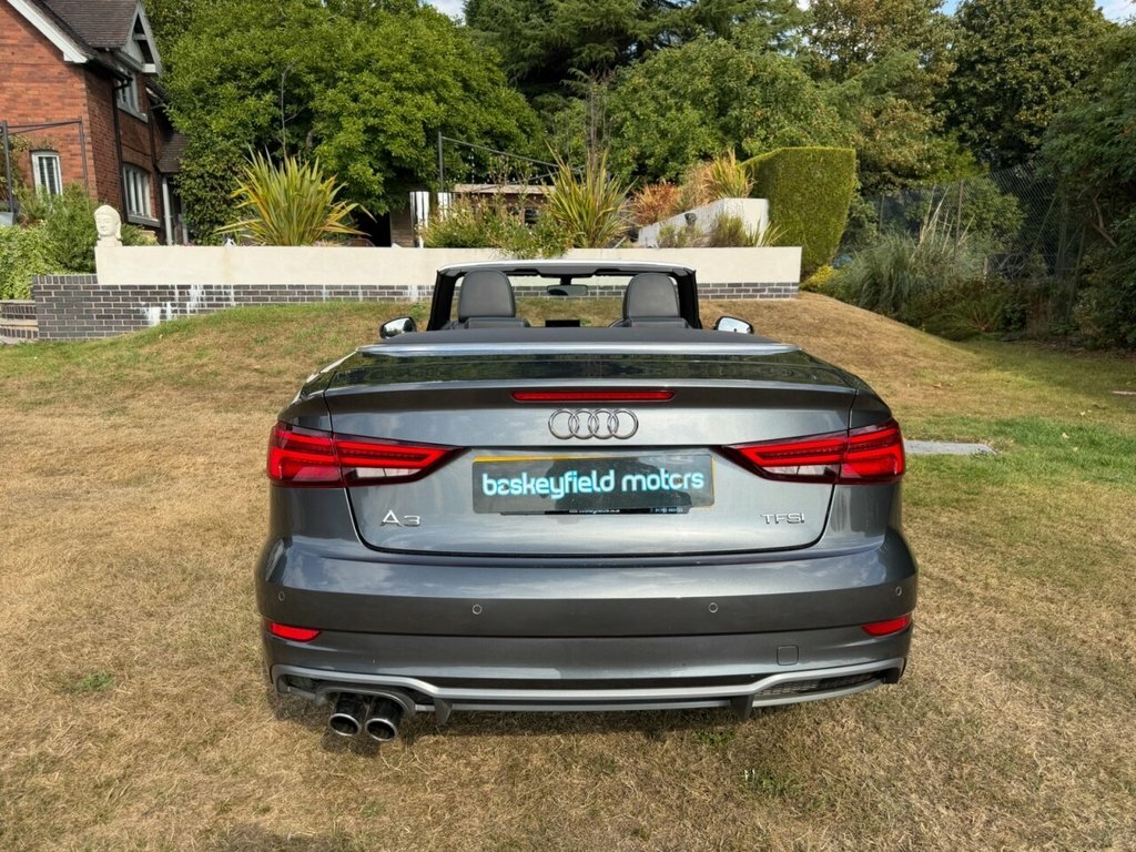 Audi A3 Cabriolet 1.4L S Line NU66KTX Grey #5