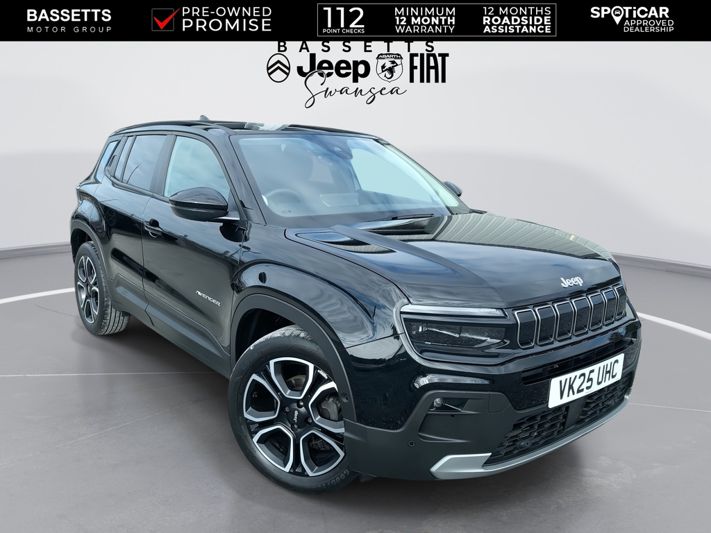 Jeep Avenger 1.2 Summit 99 Bhp VK25UHC Black