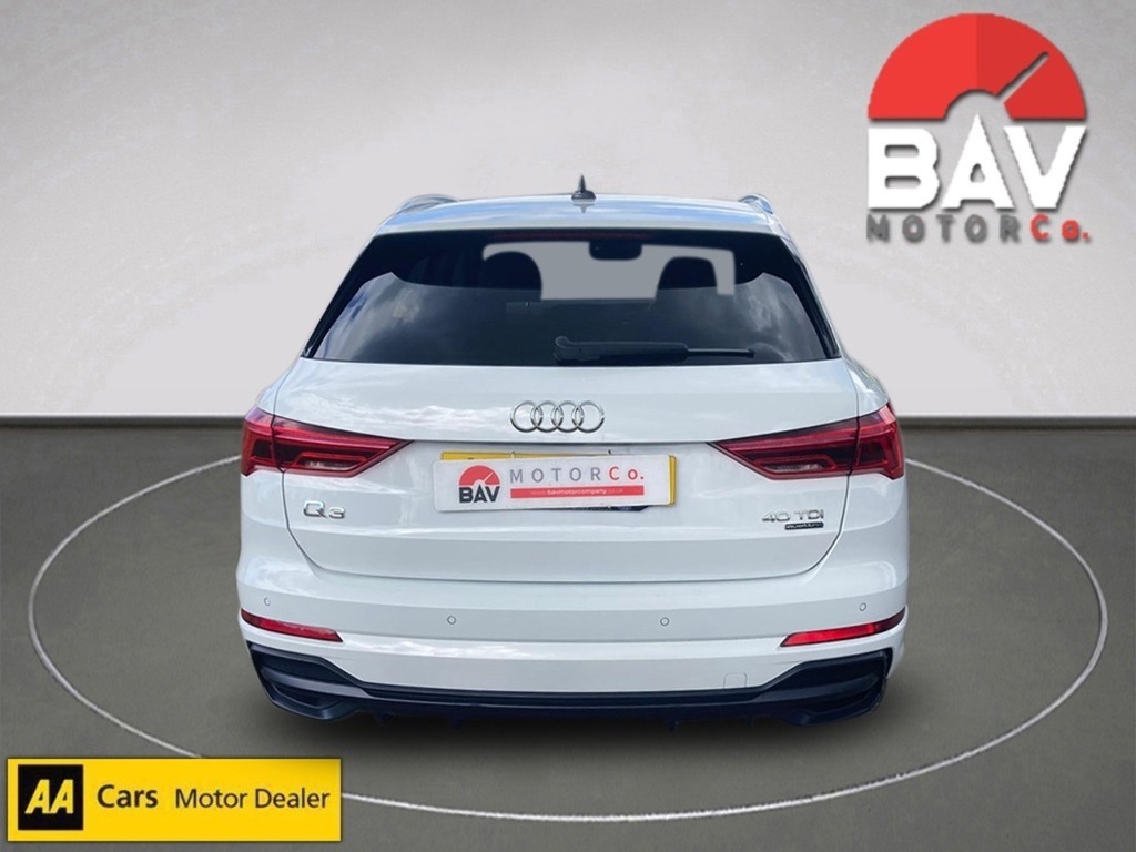 Audi Q3 Tdi S Line VO19BDV White #4