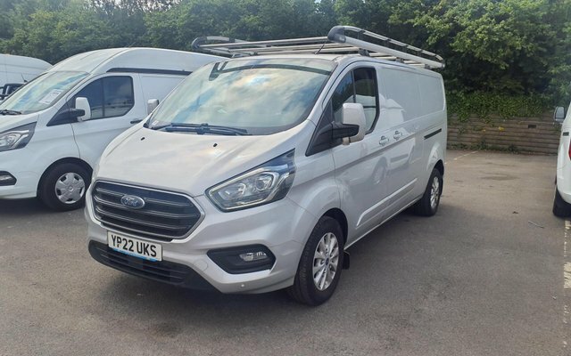 Ford Transit Custom 2.0 300 Ecoblue Limited L2 H1 Euro 6 Ss YP22UKS Silver #2