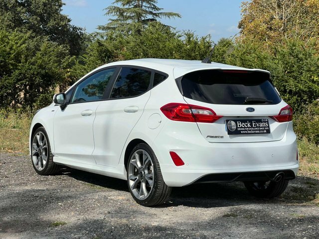 Ford Fiesta 1.0T Ecoboost St-line X EA69YGO White #4