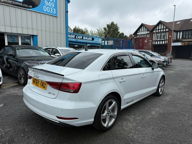 Audi A3 2019 2.0 Tdi 35 Sport Saloon S Tronic E HF69TNU White #3