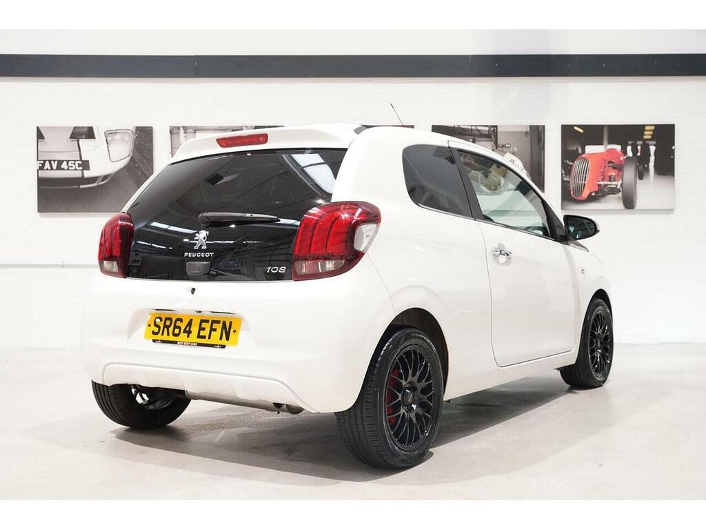 Peugeot 108 1.2 Vti Puretech Allure Top Euro 5 White #2
