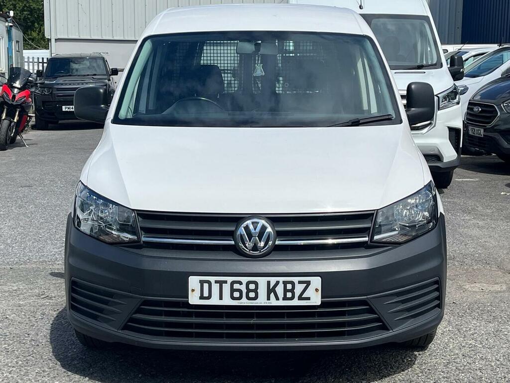 Volkswagen Caddy Tdi C20 Startline DT68KBZ White #4