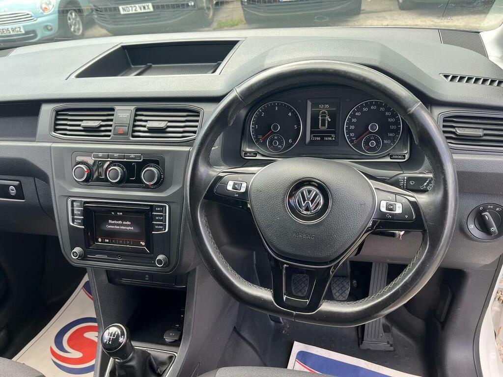 Volkswagen Caddy Tdi C20 Startline DT68KBZ White #2