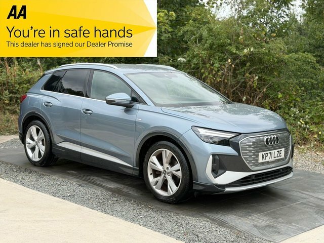 Audi Q4 E Tron 35 S Line Suv 55Kwh 170 Ps Blue