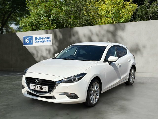 Mazda 3 2.2 Skyactiv-d Sport Nav Hatchback White #4