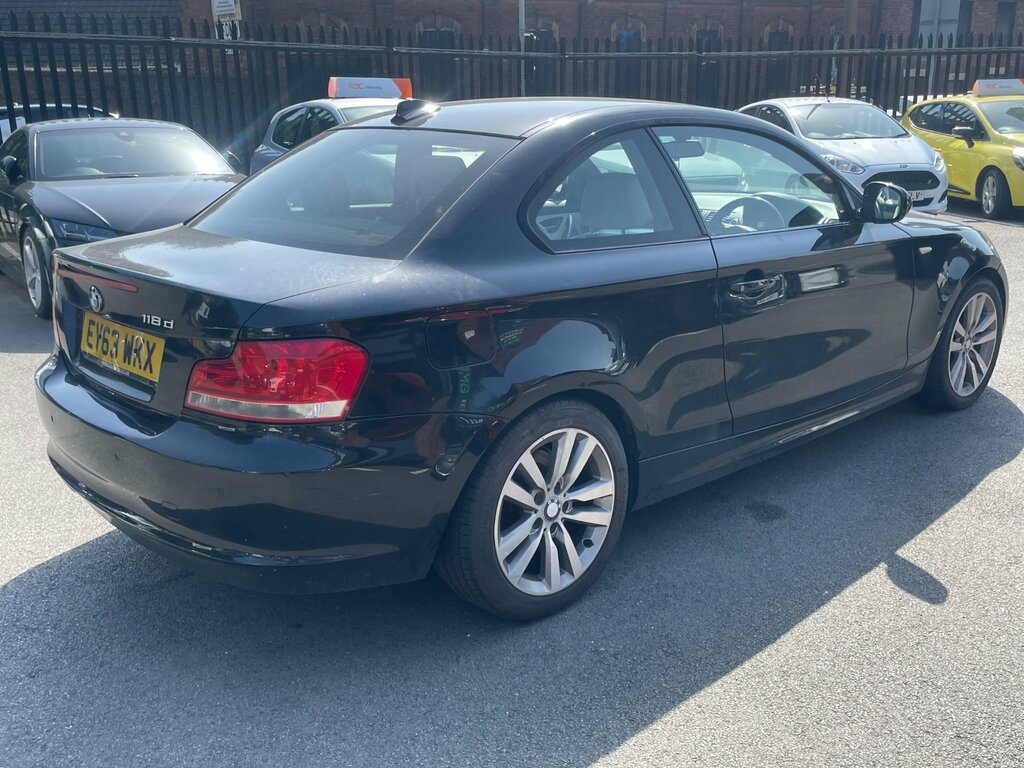BMW 1 Series 2.0 118D Exclusive Edition Coupe E Black #3