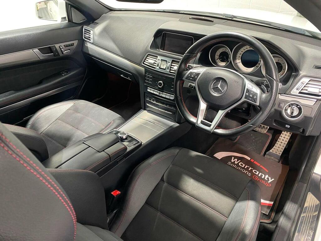 Mercedes-Benz E Class Convertible 3.0 E350d V6 Bluetec Amg Line Premium White #2