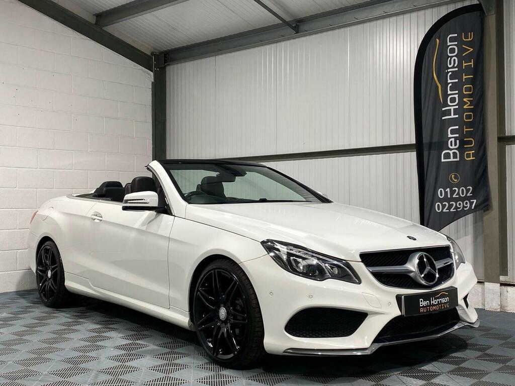 Mercedes-Benz E Class Convertible 3.0 E350d V6 Bluetec Amg Line Premium White