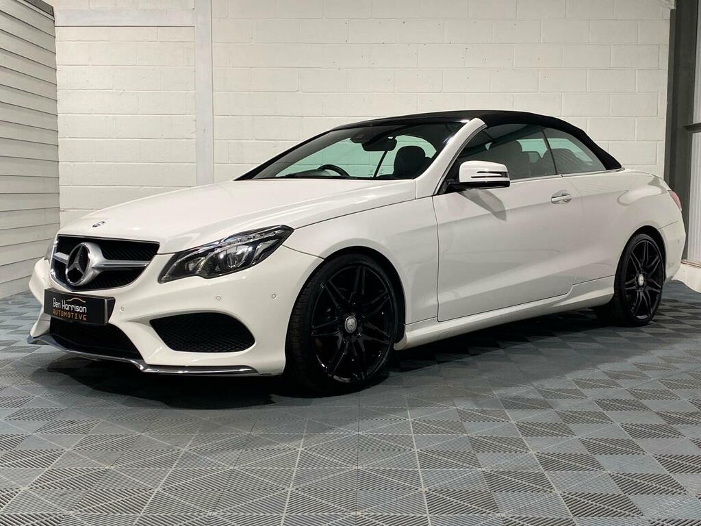 Mercedes-Benz E Class Convertible 3.0 E350d V6 Bluetec Amg Line Premium White #4