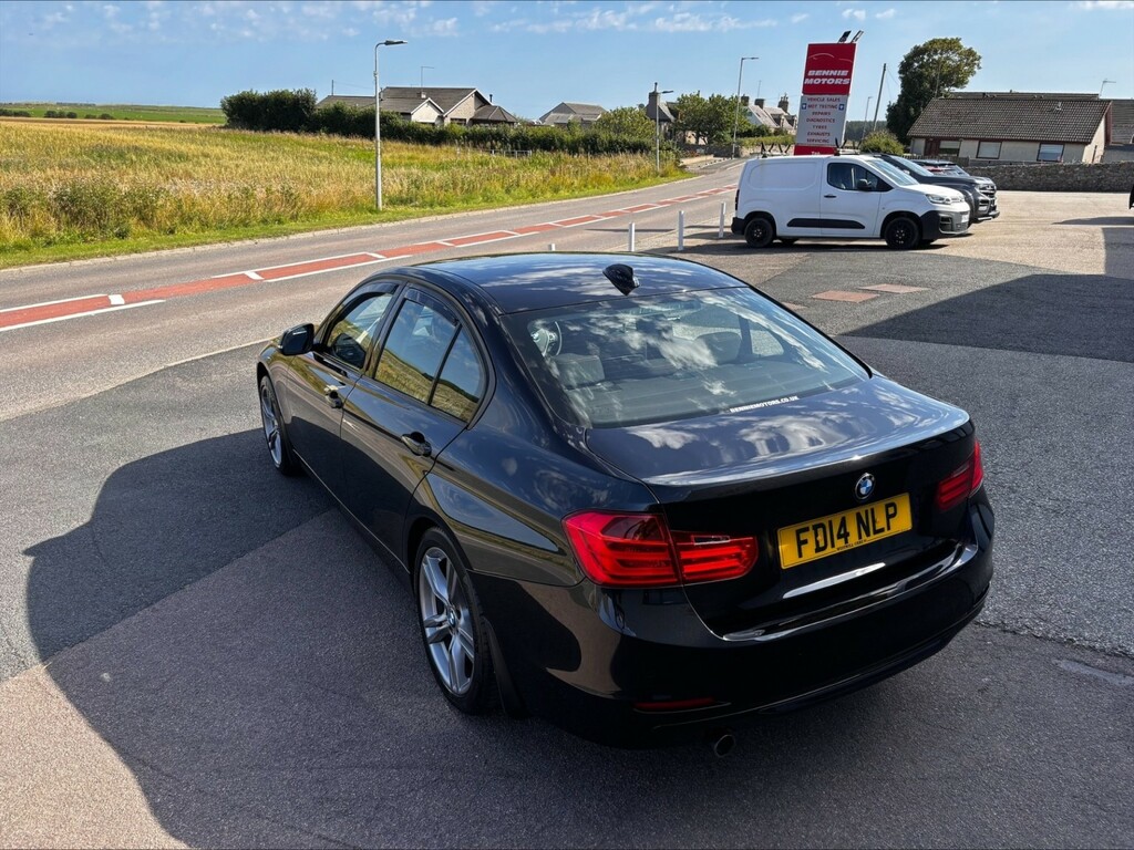 BMW 3 Series Saloon 2.0 318D Sport Saloon 2014 FD14NLP Black #6