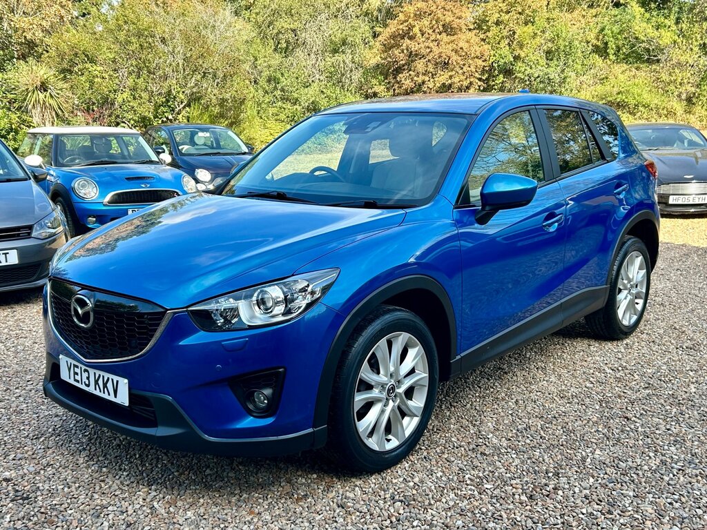 Mazda CX-5 2.2 Skyactiv-d Sport Nav Suv 4Wd E YE13KKV Blue #4