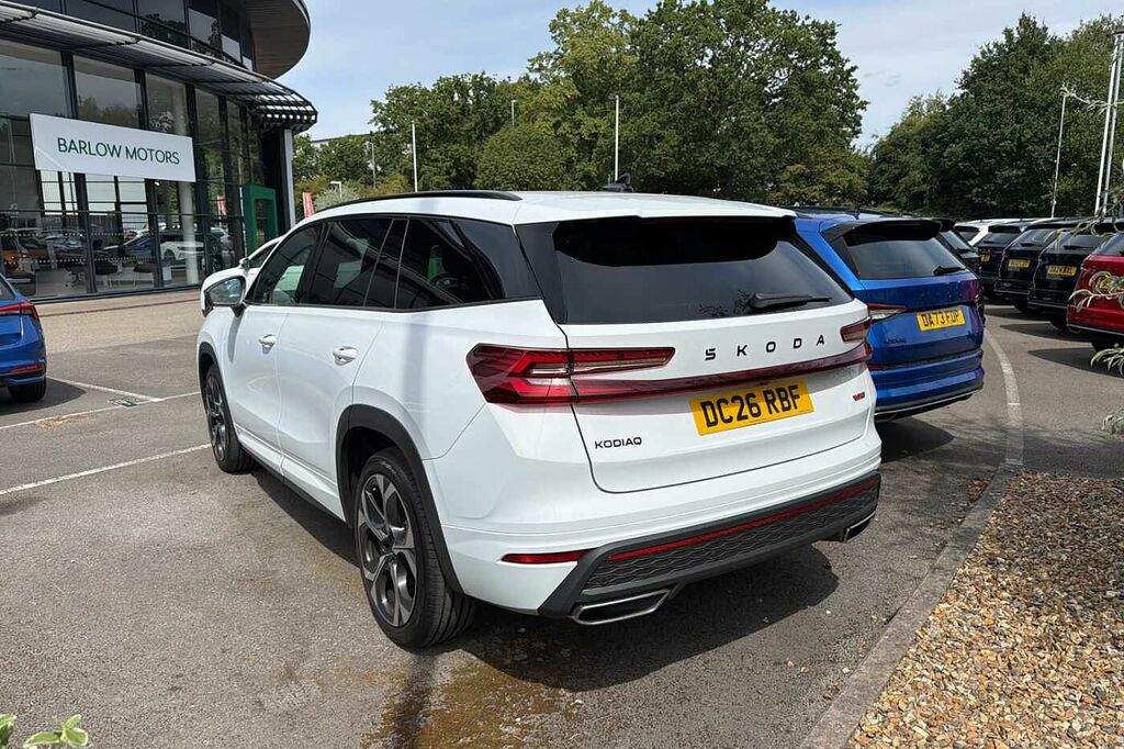 Skoda Kodiaq 2.0 Tsi Vrs 4X4 Dsg 7 Seat White #3