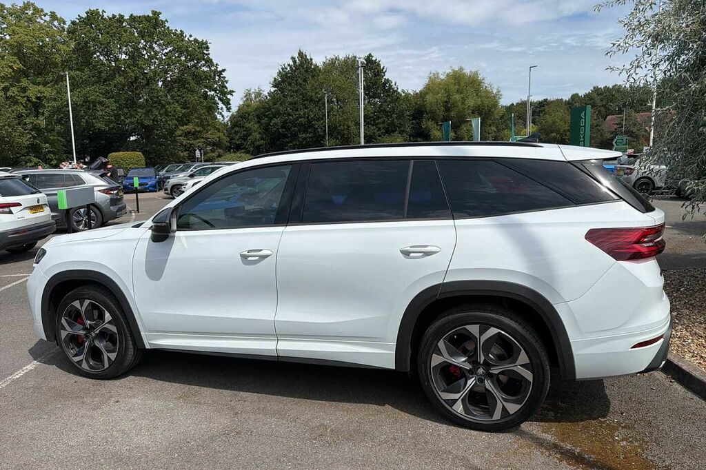 Skoda Kodiaq 2.0 Tsi Vrs 4X4 Dsg 7 Seat White #4