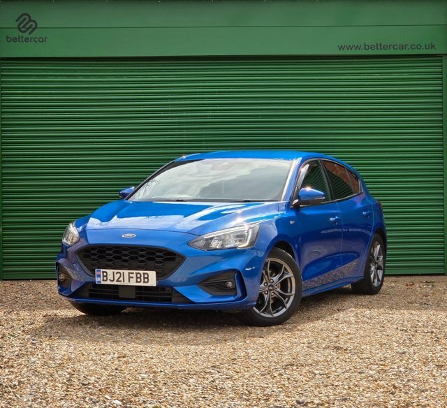 Ford Focus Ecoboost Mhev St-line Edition BJ21FBB Blue