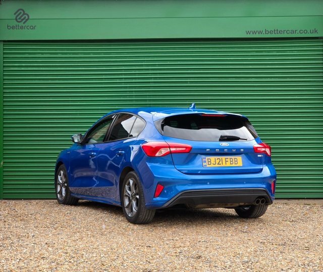 Ford Focus Ecoboost Mhev St-line Edition BJ21FBB Blue #4