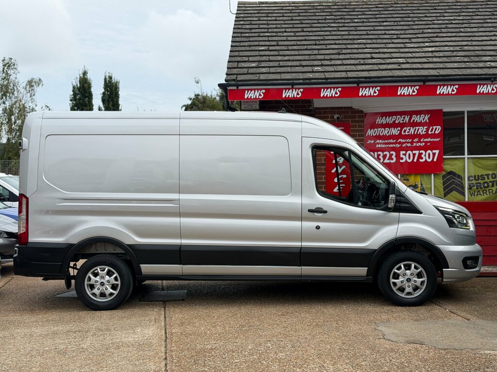 Ford Transit Custom 2.0 350 Ecoblue Limited Panel Van Manua MW69RBF Silver #2