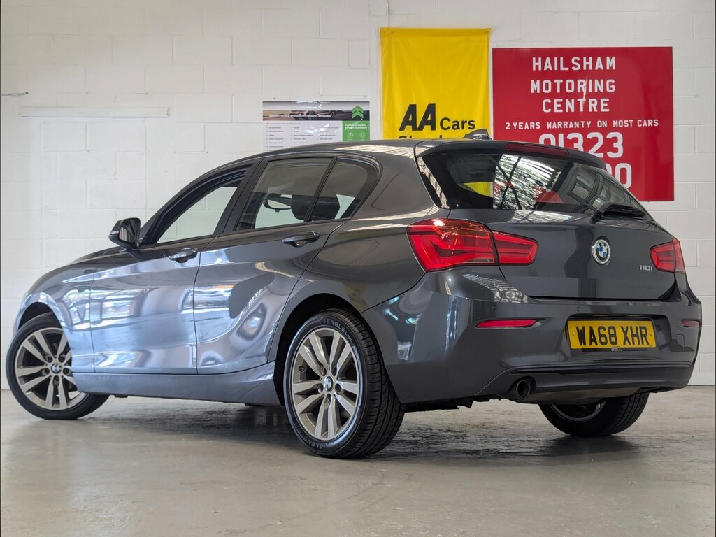 BMW 1 Series 1.5 118I Sport Hatchback Euro 6 Grey #4