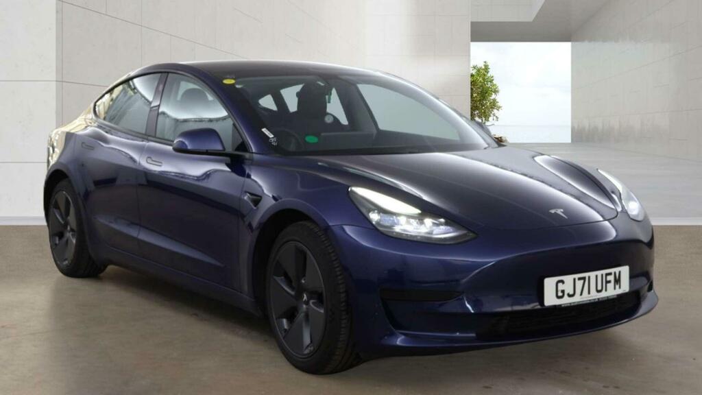 Tesla Model 3 Standard Range Plus Rwd GJ71UFM Blue