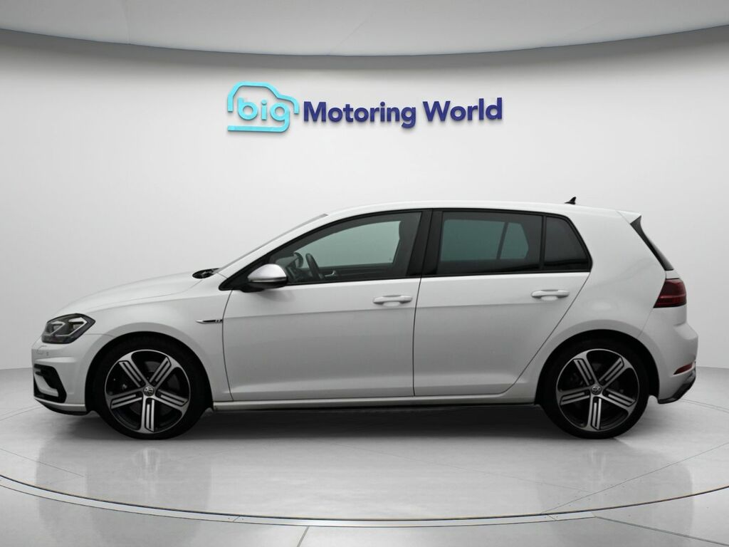 Volkswagen Golf R White #4