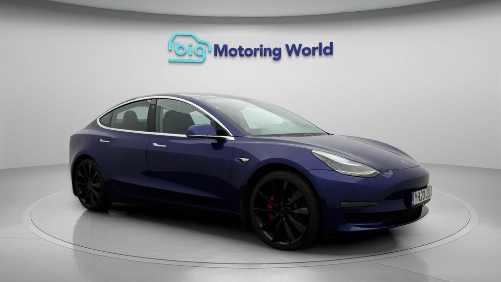 Tesla Model 3 Performance Blue