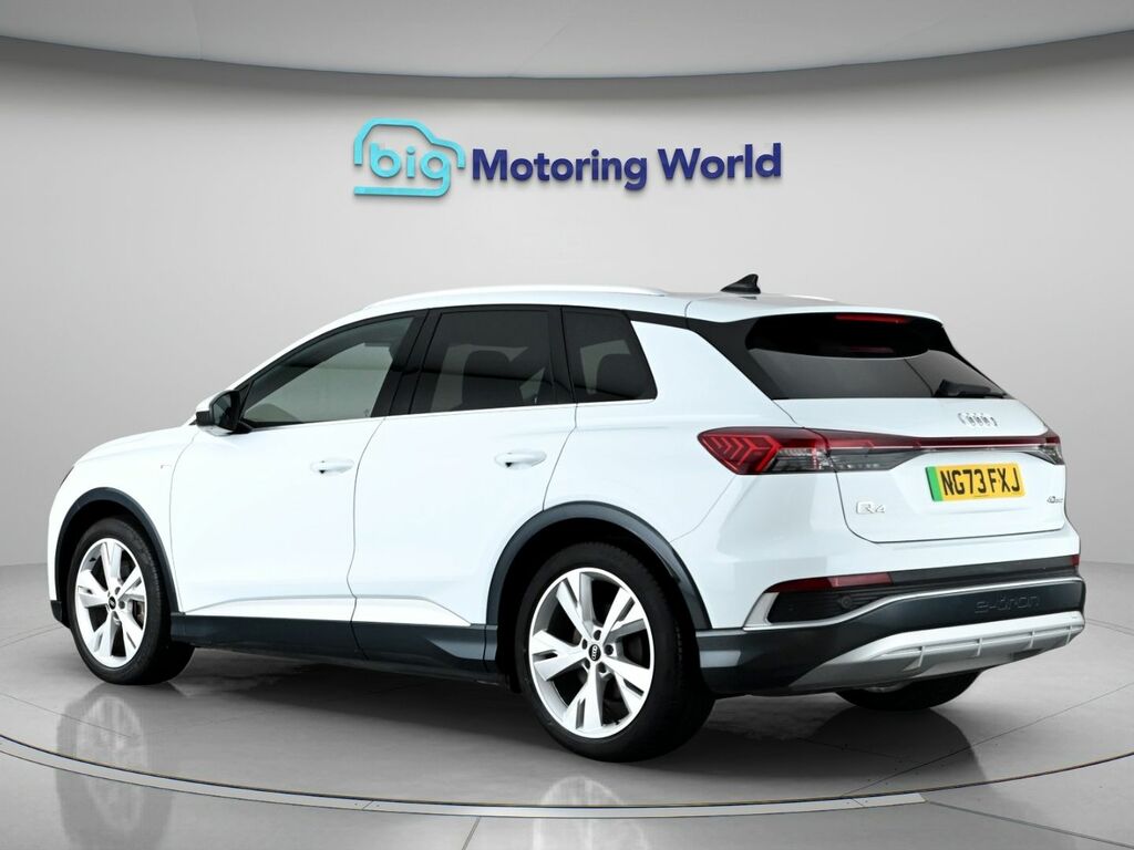 Audi Q4 E Tron S Line NG73FXJ White #5
