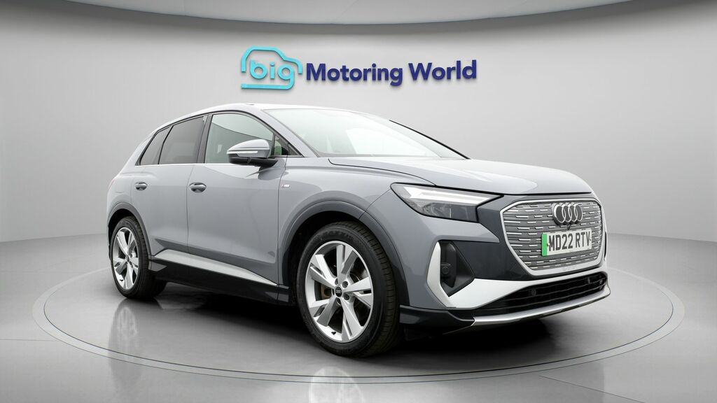 Audi Q4 E Tron S Line MD22RTV Grey