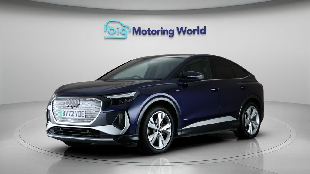 Audi Q4 E Tron S Line BV72VDE Blue #3