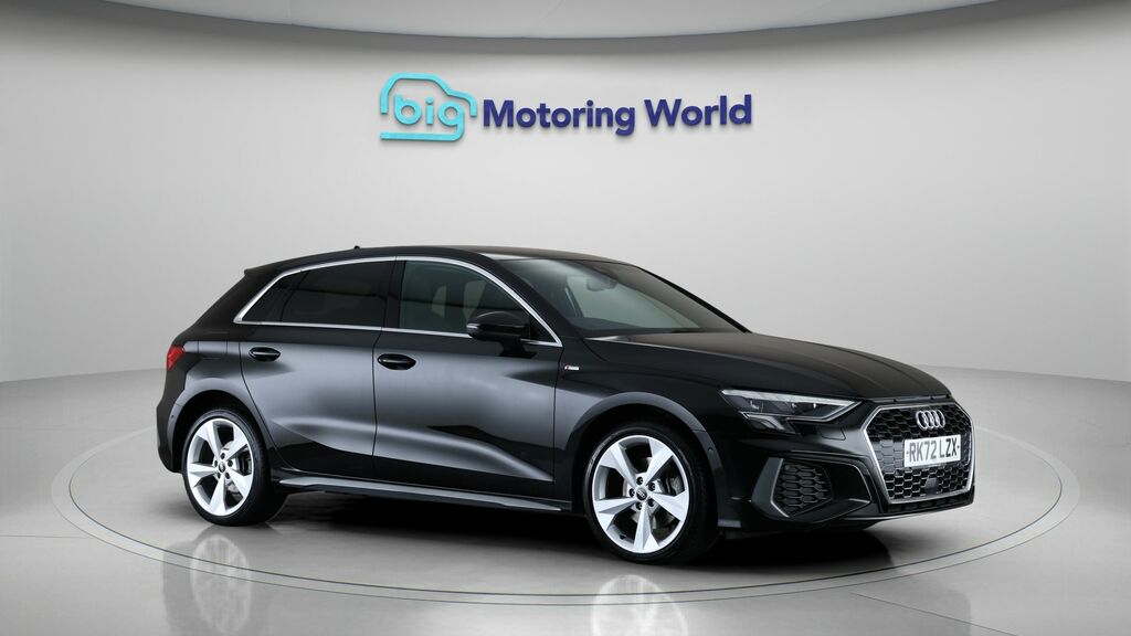 Audi A3 S Line RK72LZX Black