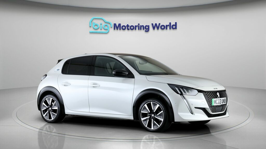 Peugeot e-208 Gt Premium White