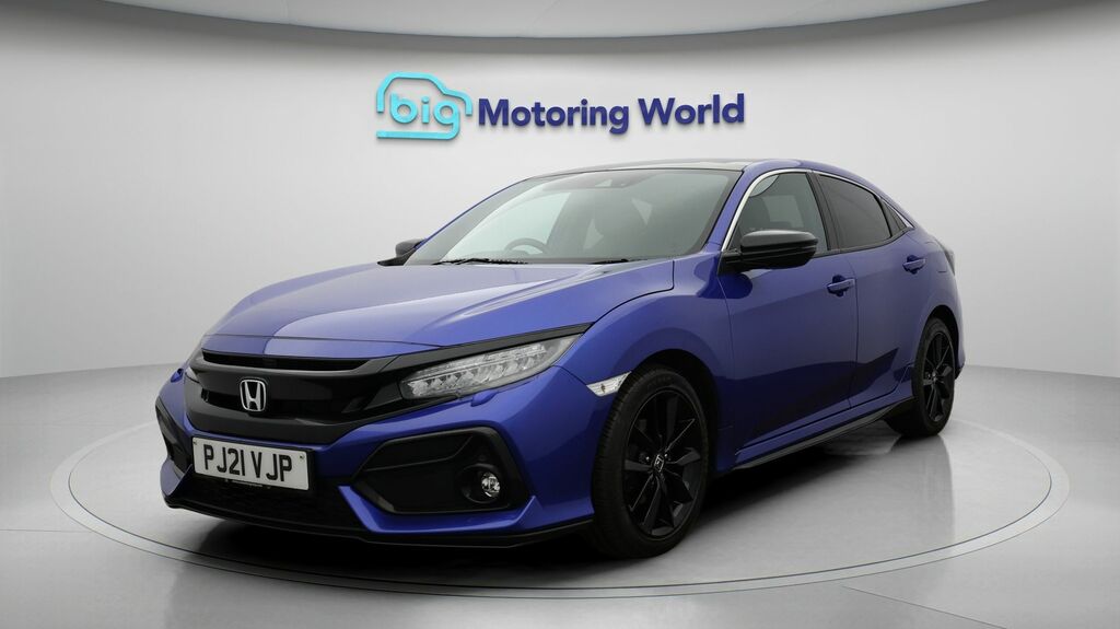 Honda Civic Ex Blue #3