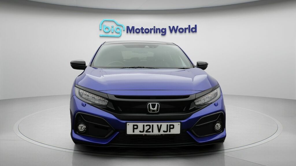 Honda Civic Ex Blue #2