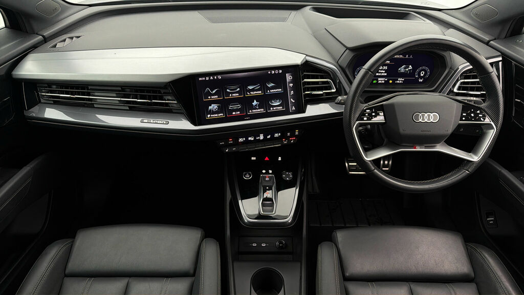 Audi Q4 E Tron S Line Black #4