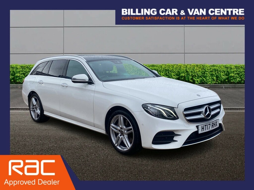 Mercedes-Benz E Class 2.0 E220d Amg Line Premium Estate G-t White