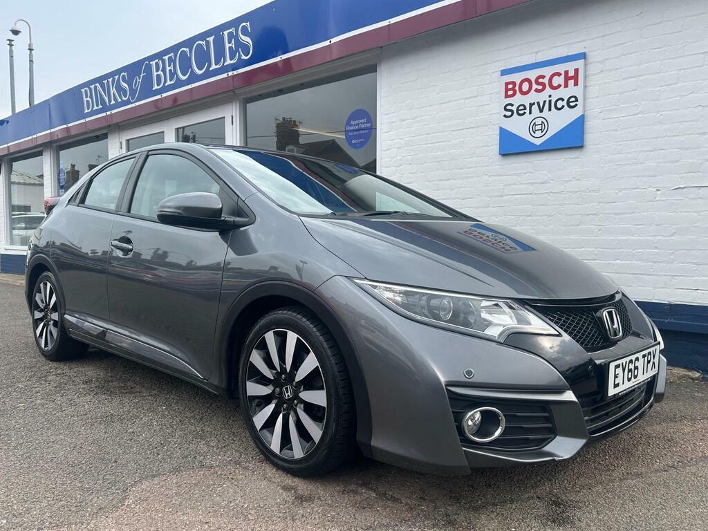 Honda Civic 1.8 I-vtec Se Plus Navi Euro 6 S S Grey