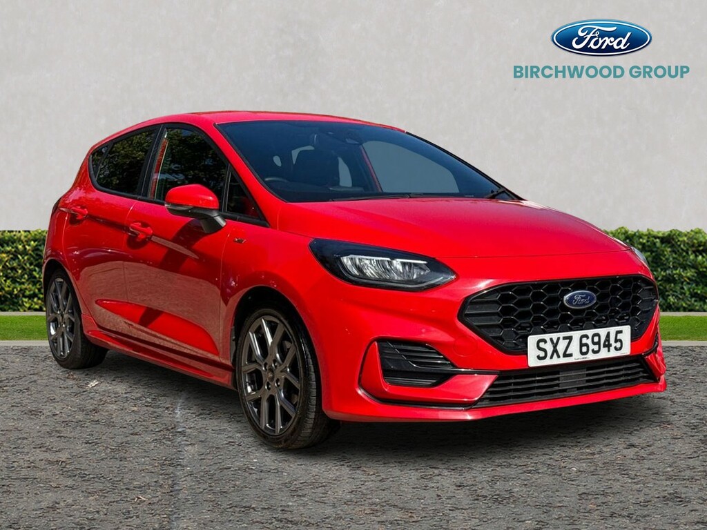 Ford Fiesta 1.0 Ecoboost St-line SXZ6945 Red