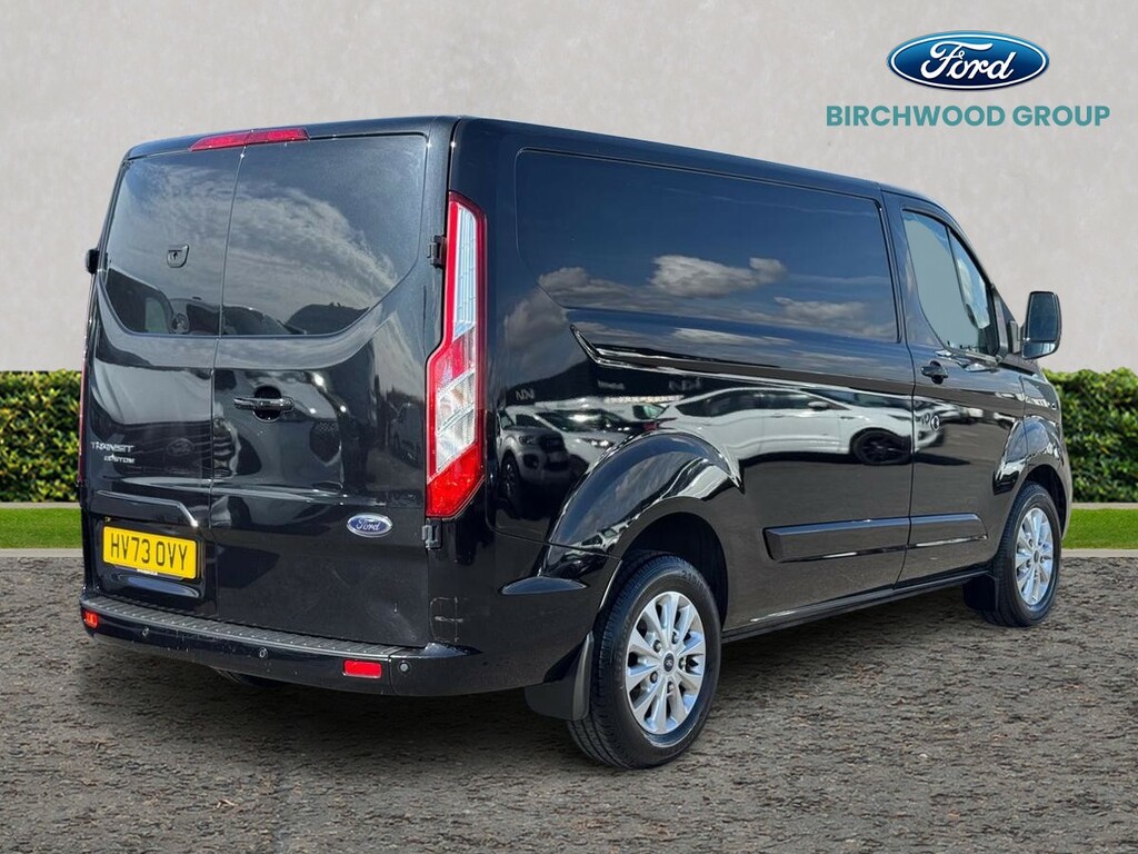 Ford Transit Custom 2.0 Ecoblue 130Ps Low Roof Limited Van HV73OVY Black #3