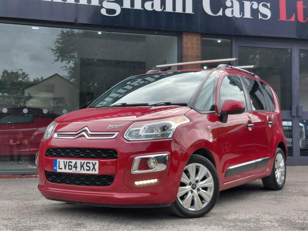 Citroen C3 Picasso Mpv 1.6 Hdi Exclusive Euro 5 201464 Red