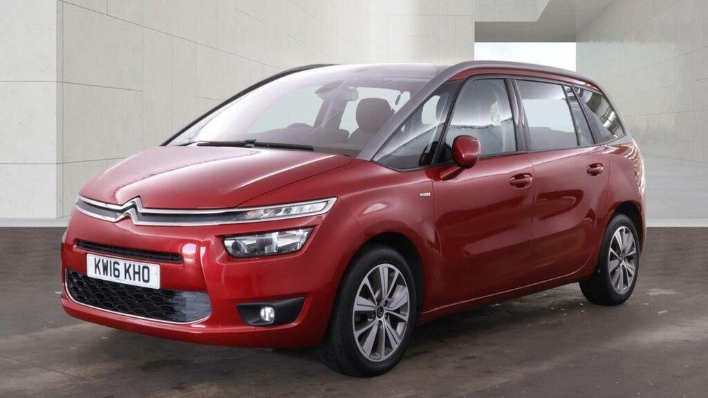 Citroen Grand C4 Picasso 2.0 Bluehdi Exclusive Eat6 Euro 6 Ss 2016 Red