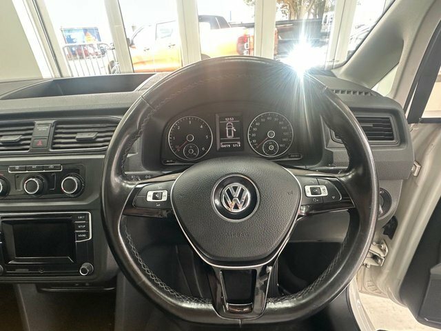 Volkswagen Caddy Panel Van White #29