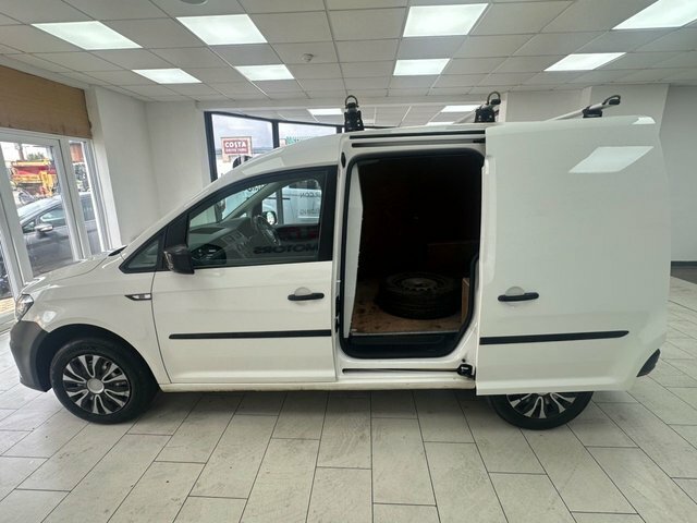 Volkswagen Caddy Panel Van White #17