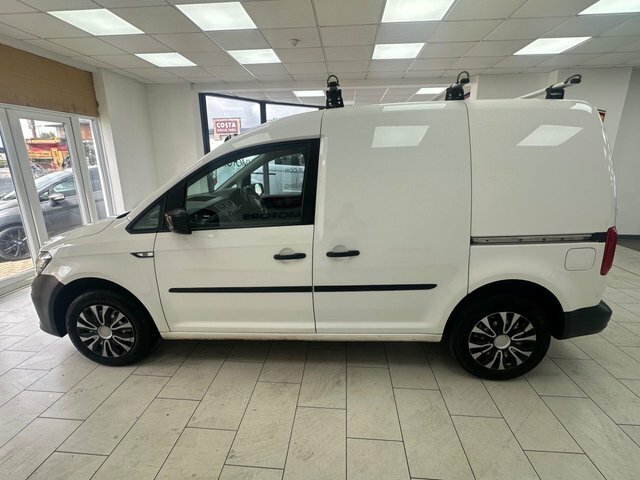 Volkswagen Caddy Panel Van White #12