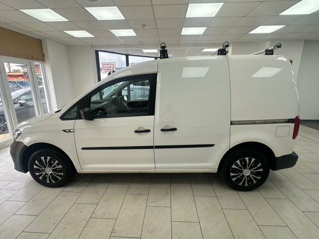 Volkswagen Caddy Panel Van White #13